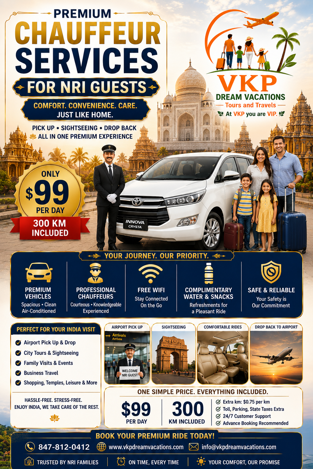 VKP Premium Chauffeur Services flyer